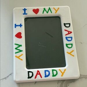 Vintage 90s 80s I LOVE MY DADDY photo frame